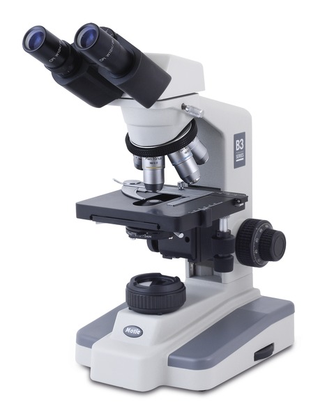 Mikroskop MOTIC B3 Vet, Okulare AWF 10x, Objektive PL 4x/10x/40x/100x Öl, Köh- lersche Beleuchtung 12V20W Halogen